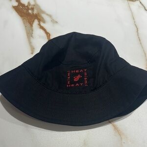 Miami Heat Black Bucket Hat
